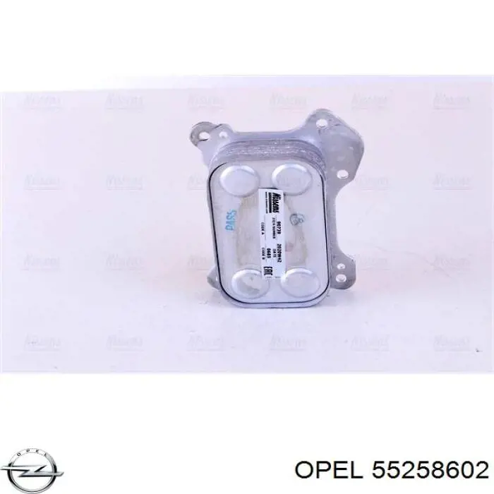 55258602 Opel radiador de aceite, bajo de filtro