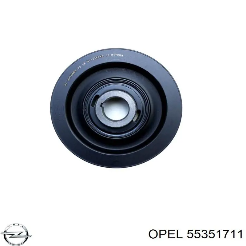 Polea dámper Opel 55351711