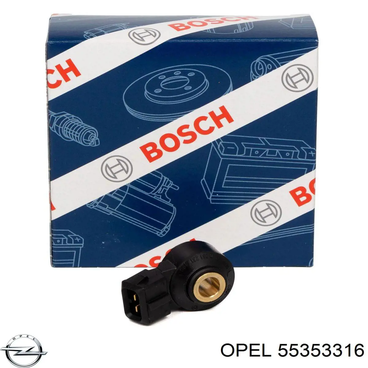 Sensor de detonacion 55353316 Opel