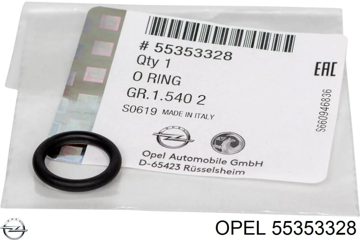 55353328 Opel junta, adaptador de filtro de aceite