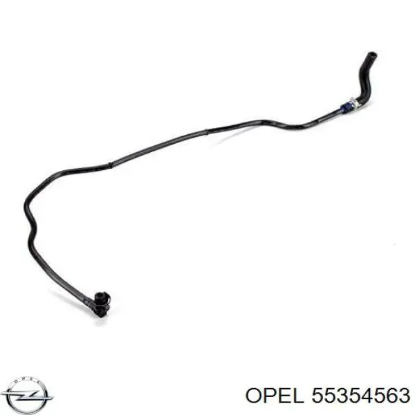 55354563 Opel acelerador de calentamiento de manguera (tubo)