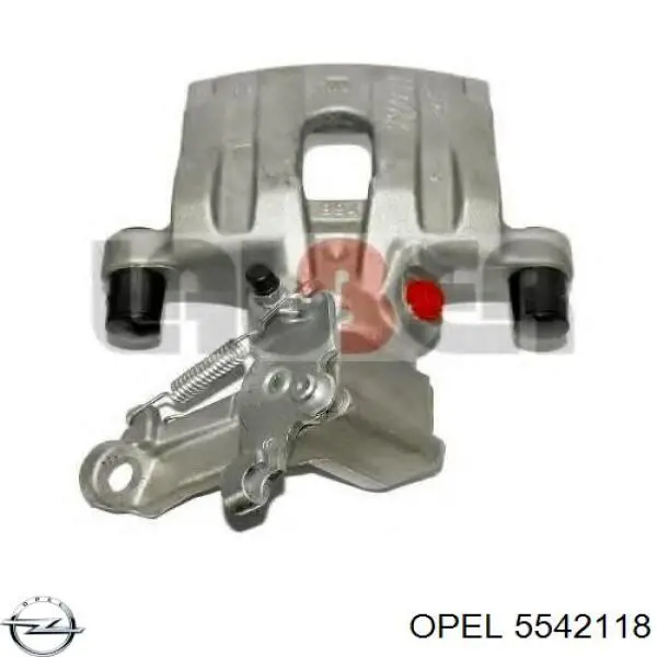 5542118 Opel pinza de freno trasero derecho