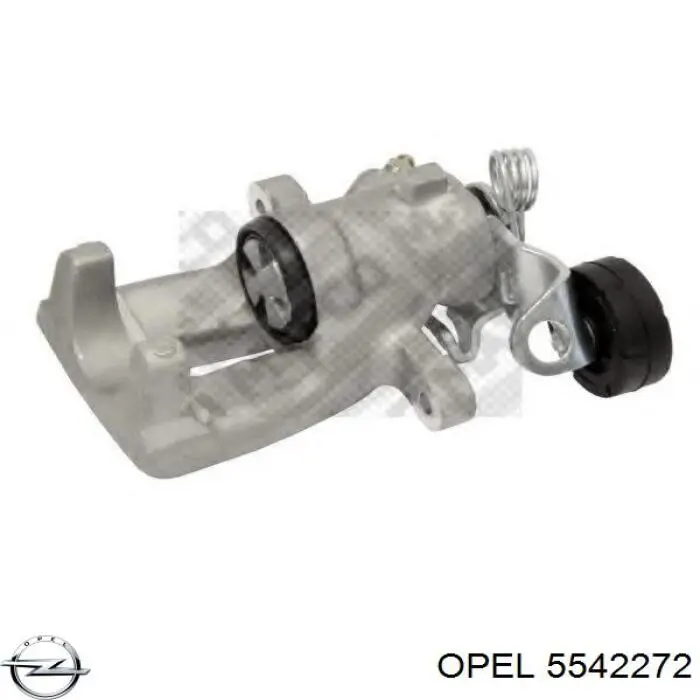 5542272 Opel pinza de freno trasero derecho