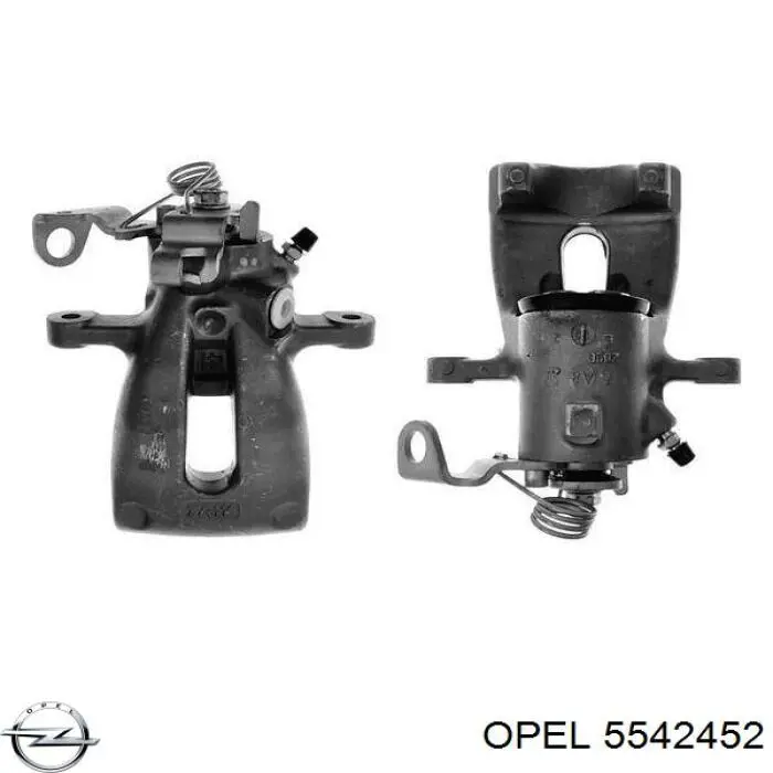 Pinza de freno trasera derecha Opel 5542452 precio, desde 60,60 EUR