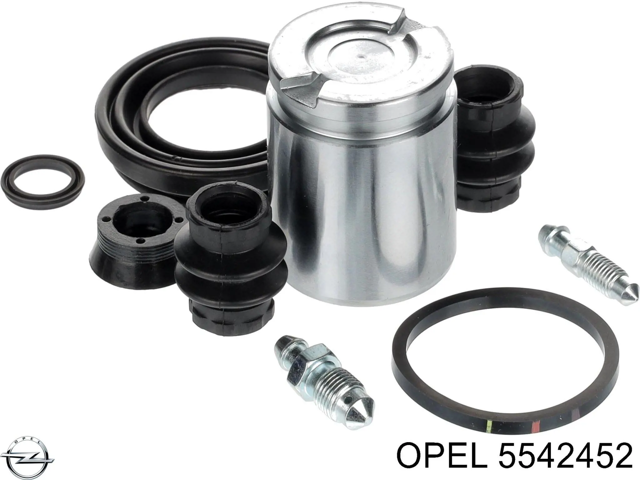 Pinza de freno trasera derecha 5542452 Opel