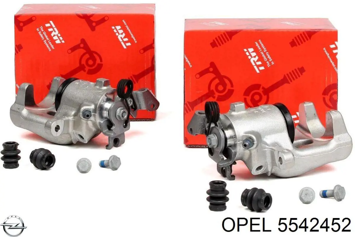 Pinza de freno trasera derecha Opel 5542452