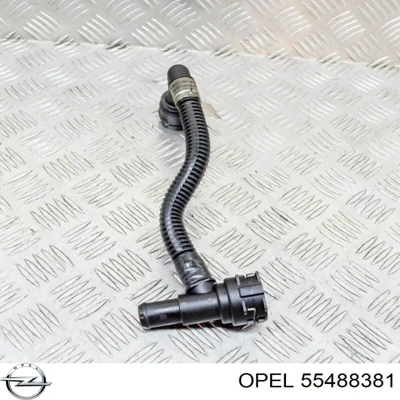 55488381 Opel manguera (tubo para enfriar el intercambiador de calor de aceite, línea de retorno)