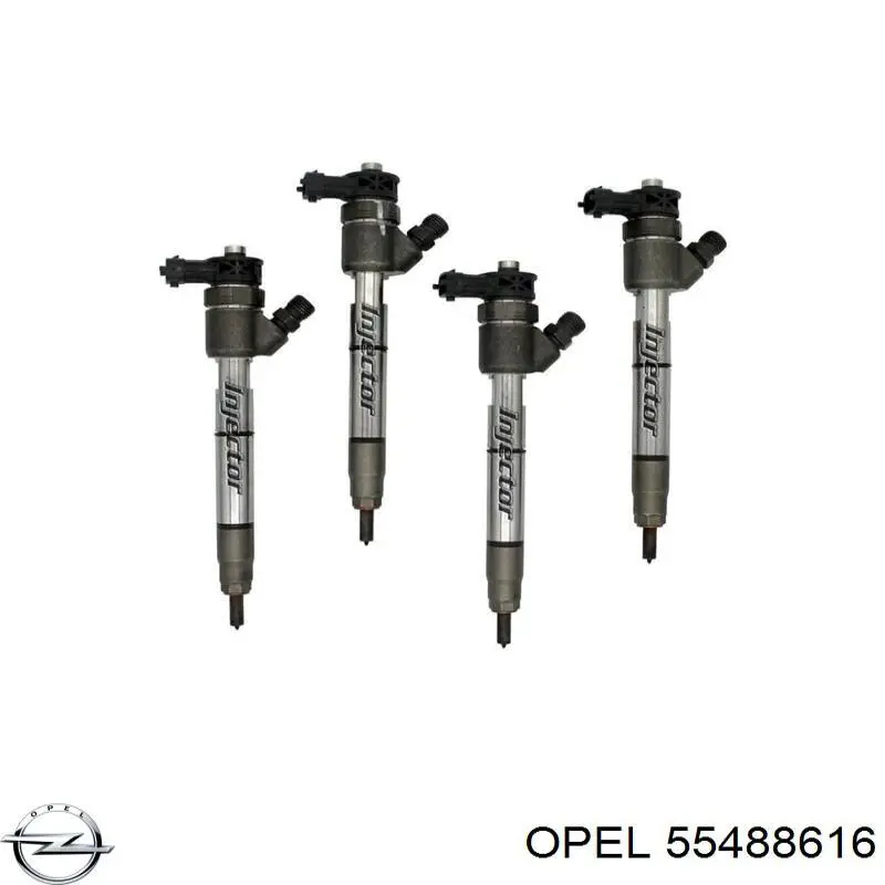 55488616 Opel Inyector de combustible