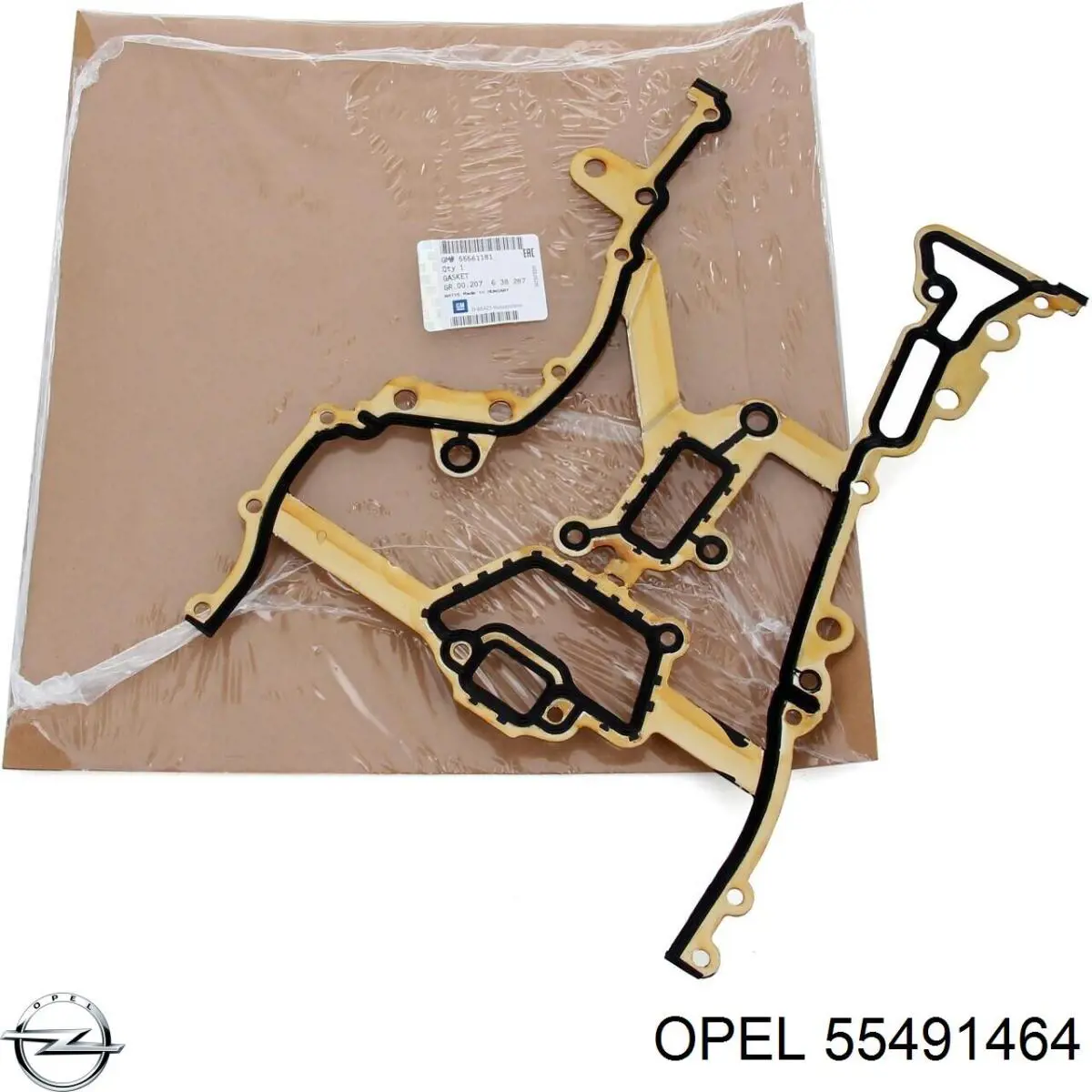 Junta superior de la tapa frontal del motor 638206 Opel