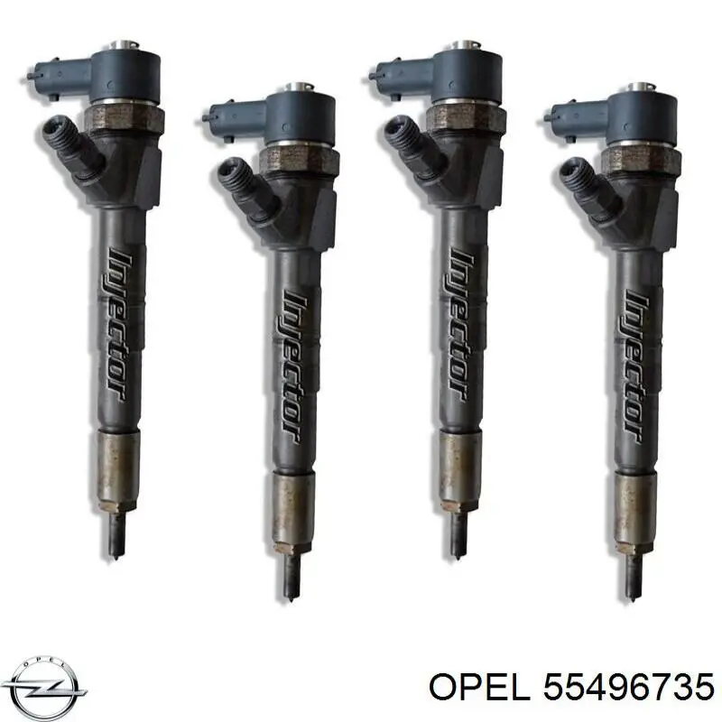 55496735 Opel inyector de combustible