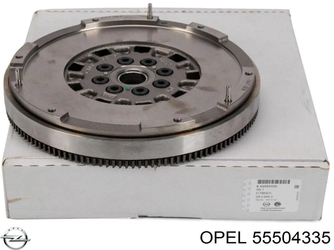 Comprar 55504335 Opel Volante de motor bimasa
