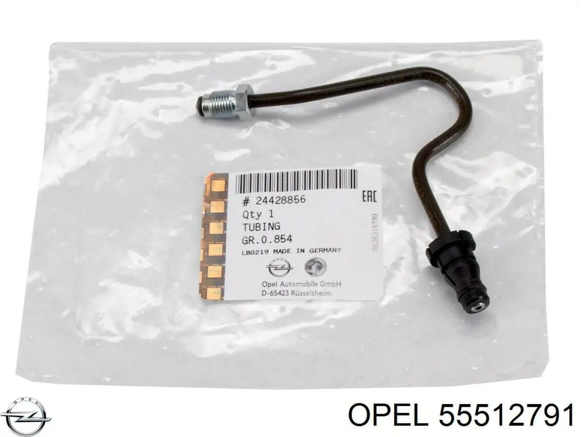 Cilindro maestro de embrague 55500102 Opel