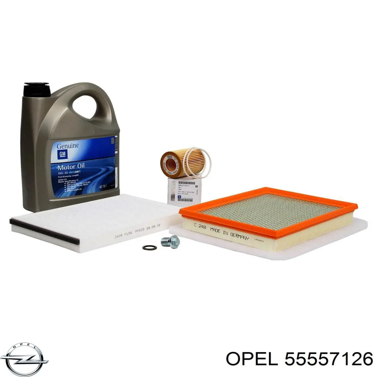 Caja del filtro de aire Opel Astra H