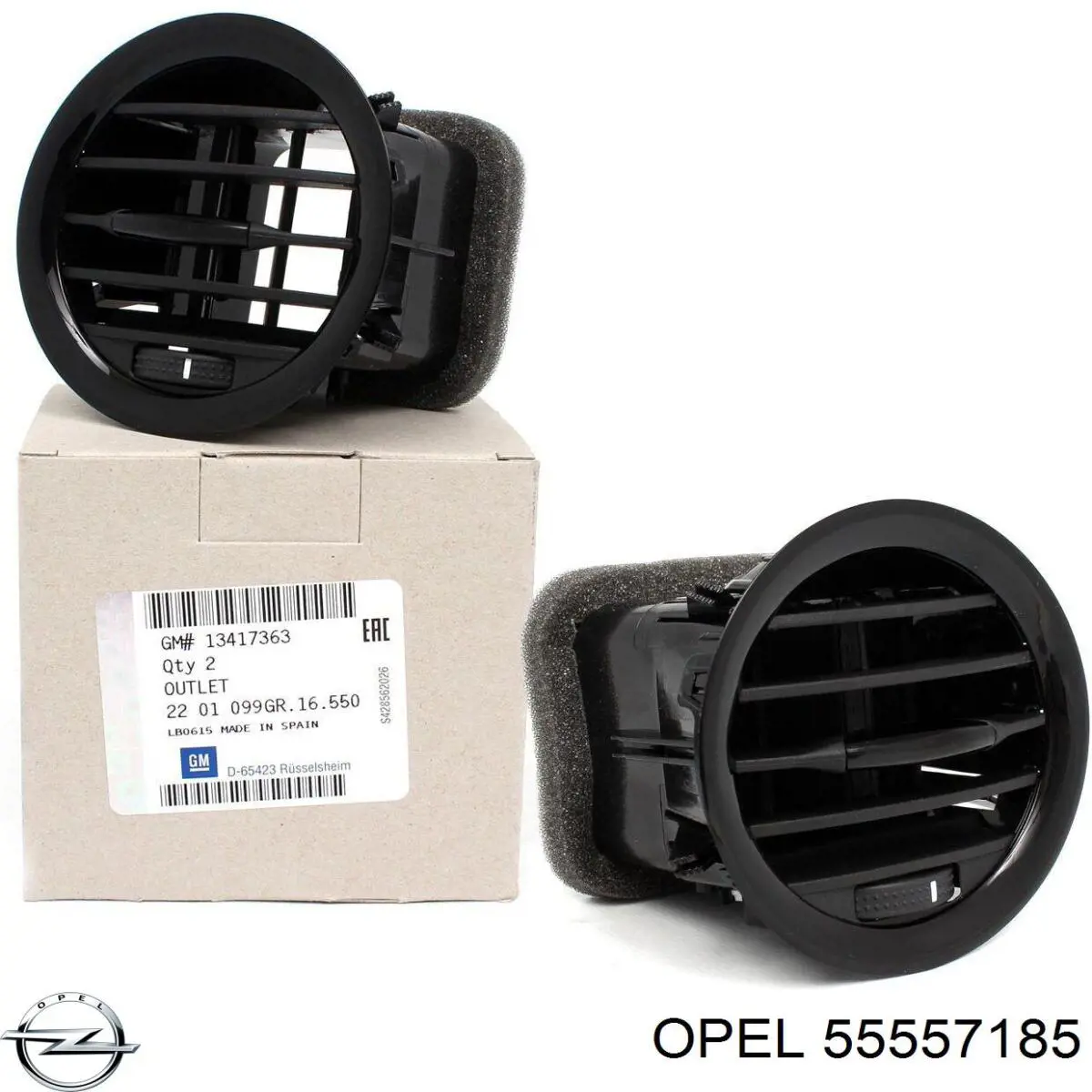 55557185 Opel caja del filtro de aire
