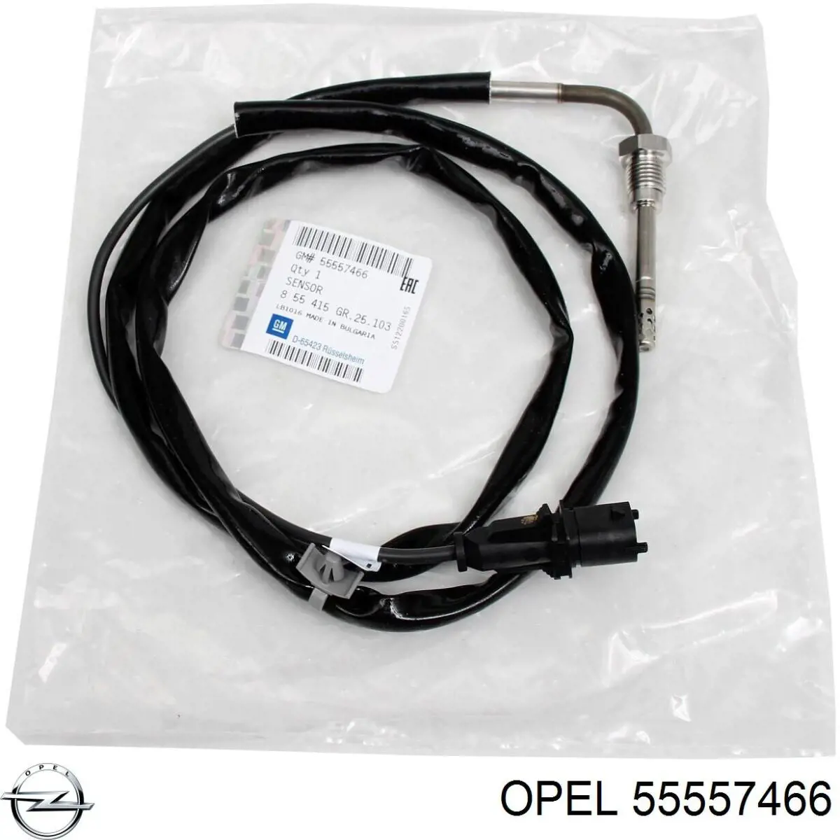 55557466 Opel sensor de temperatura, gas de escape, después de filtro hollín/partículas