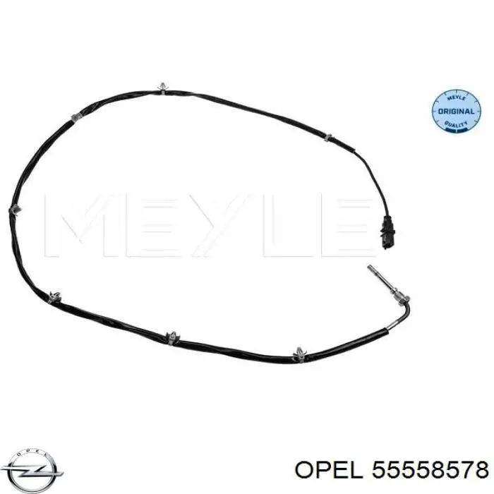 55558578 Opel sensor de temperatura, gas de escape, después de filtro hollín/partículas