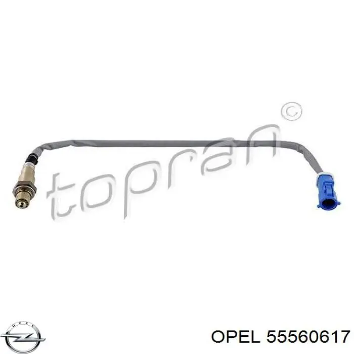 Sonda lambda de oxígeno posterior al catalizador 24435098 Opel