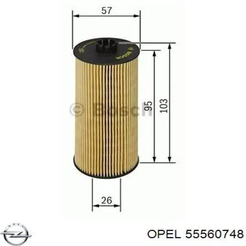 55560748 Opel Portafiltro de aceite