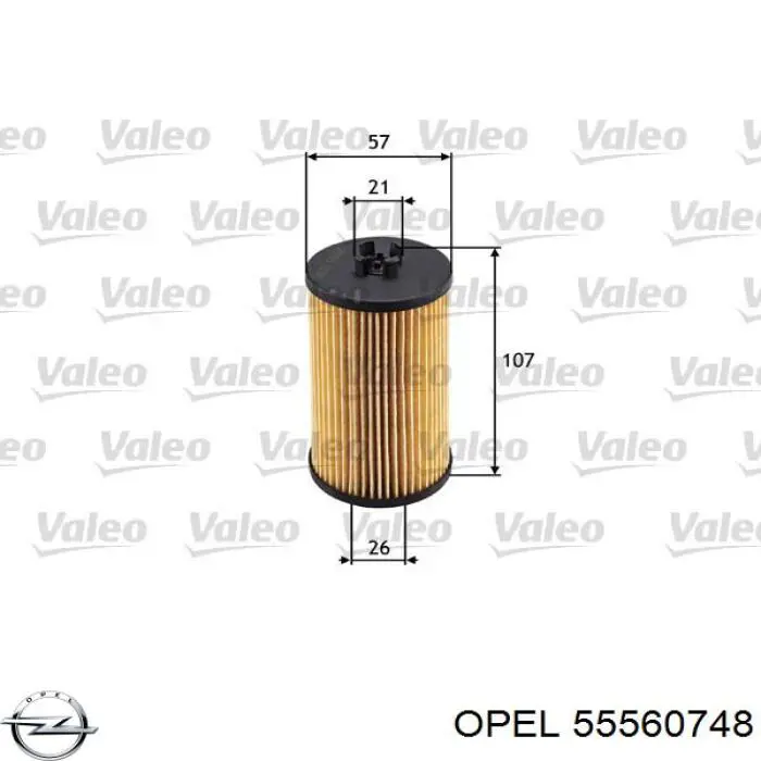 Portafiltro de aceite Opel 55560748 precio, desde 71,15 EUR