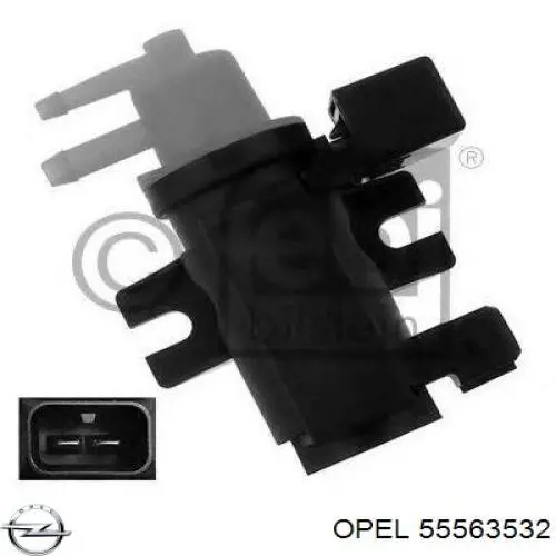 Válvula solenoide de control de presión de sobrealimentación Opel 55563532 precio, desde 60,08 EUR