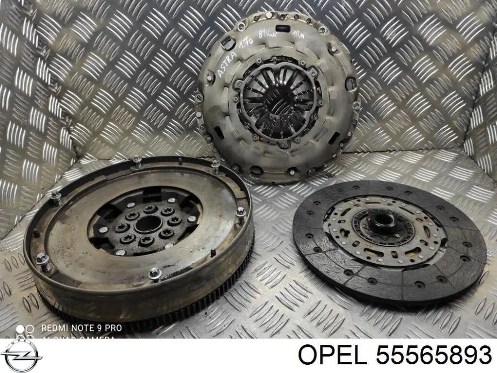 Comprar 55565893 Opel Volante de motor bimasa