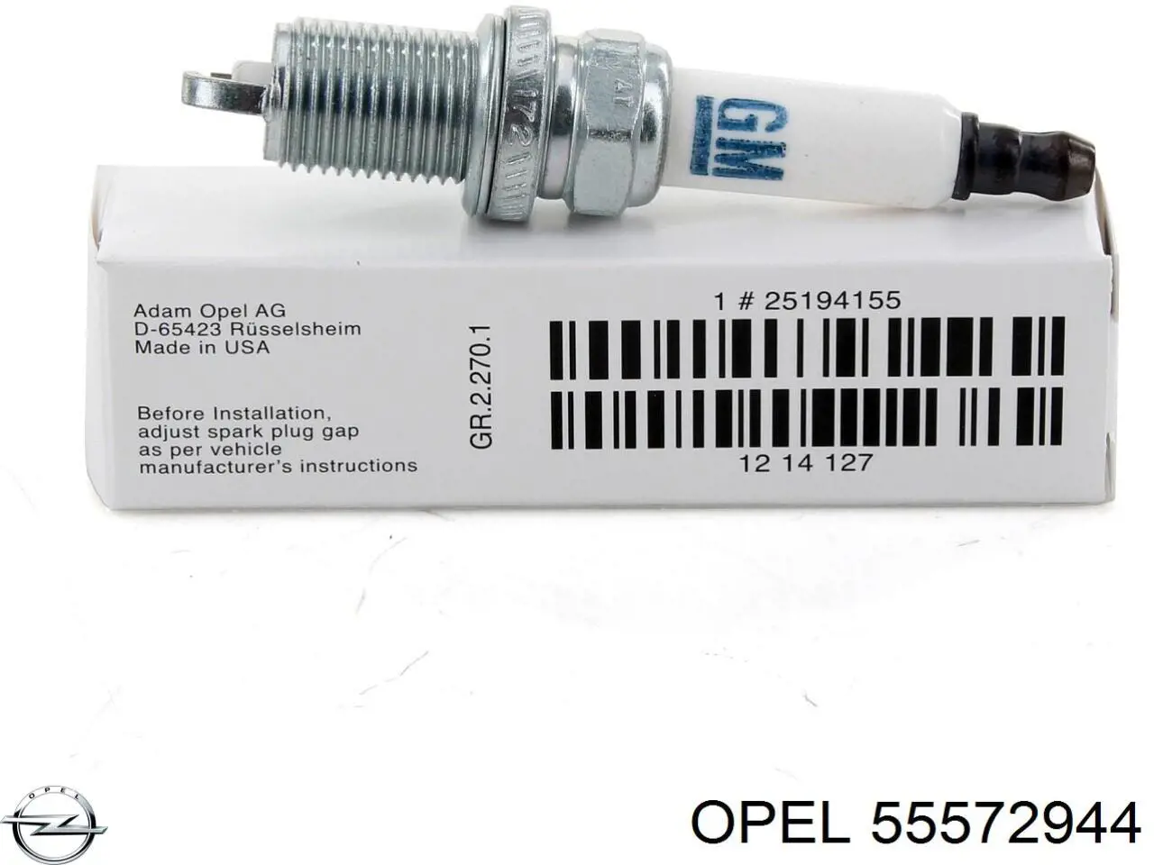 55572944 Opel Bujía de ignición