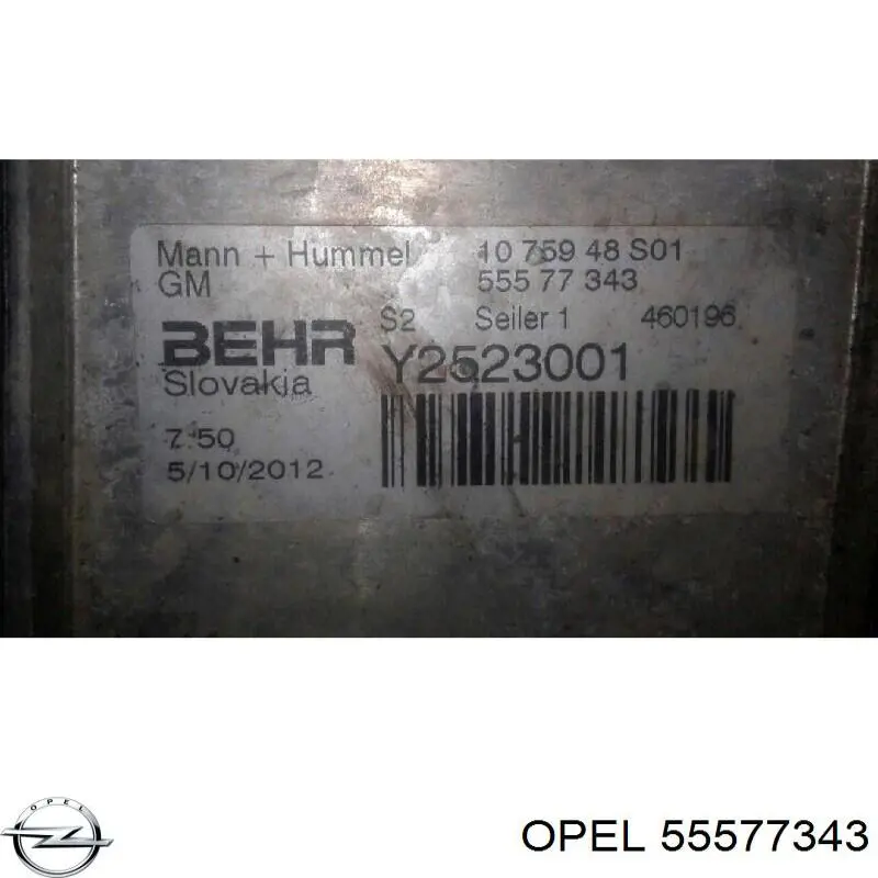 Radiador de aceite General Motors 55577343 precio, desde 75,50 EUR