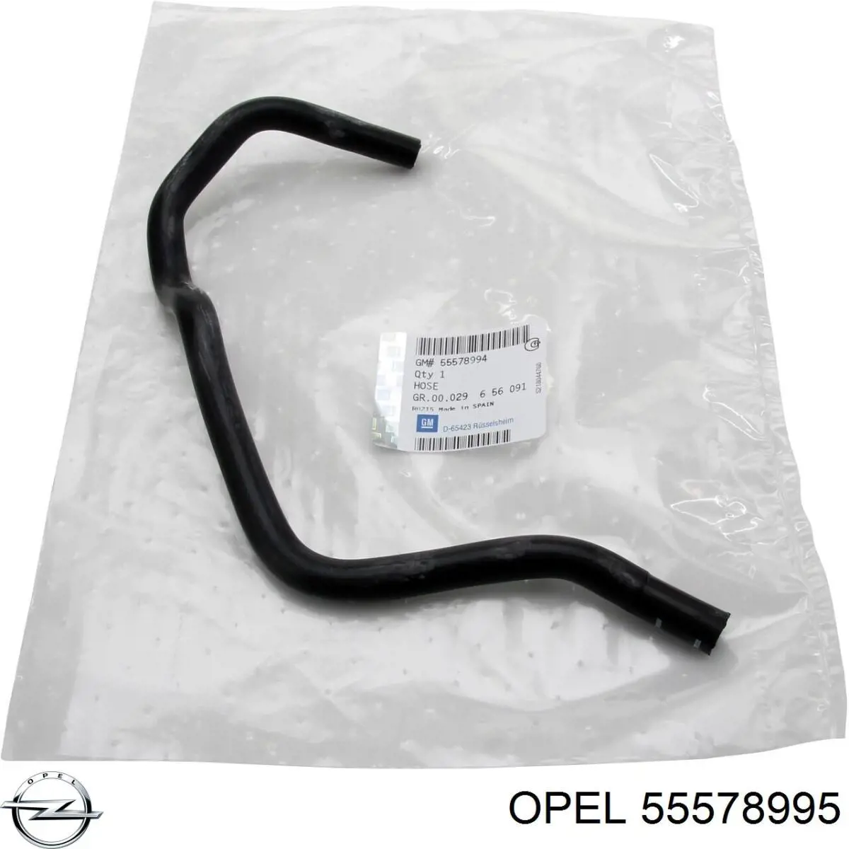55578995 Opel tubo de ventilacion del carter (separador de aceite)