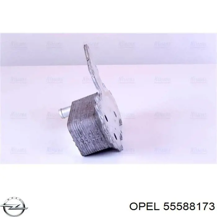55588173 Opel radiador de aceite, bajo de filtro