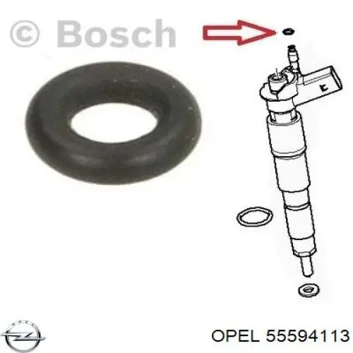 55594113 Opel inyector de combustible