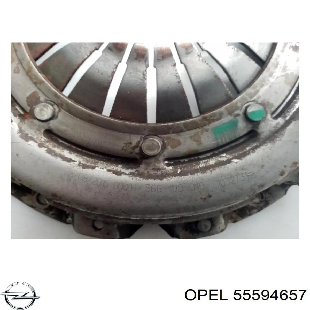 55594657 Opel plato de presion del embrague funcion