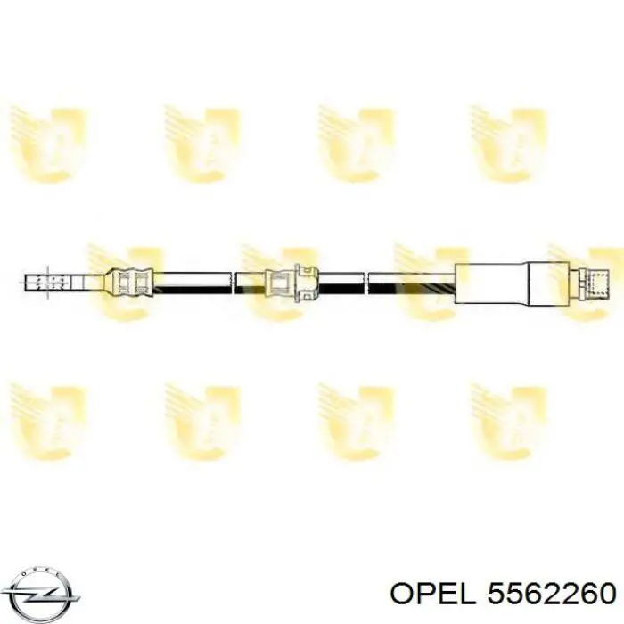 Latiguillos de freno delantero Opel 5562260 precio, desde 16,25 EUR