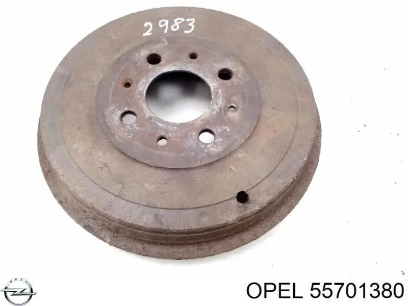 55701380 Opel freno de tambor trasero