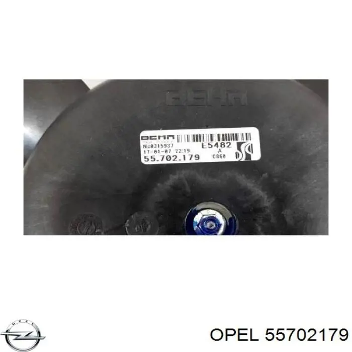 55702179 Opel ventilador del motor