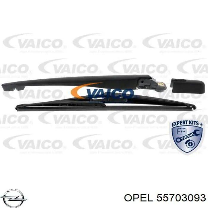 Brazo del limpiaparabrisas, lavado de parabrisas, luna trasera Opel 1273090