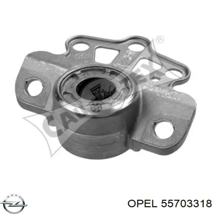 55703318 Opel soporte amortiguador trasero derecho