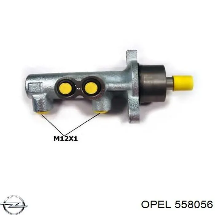 558056 Opel cilindro principal de freno