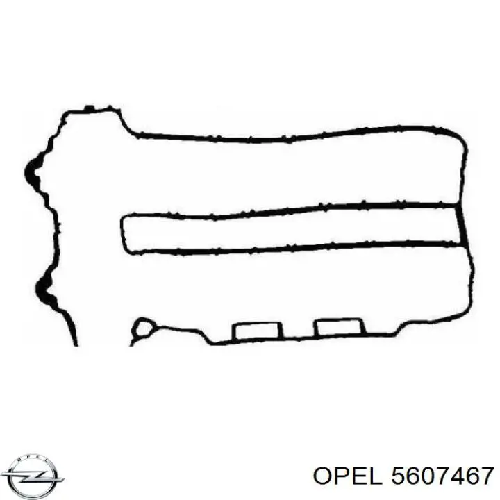 5607467 Opel junta de la tapa de válvulas del motor