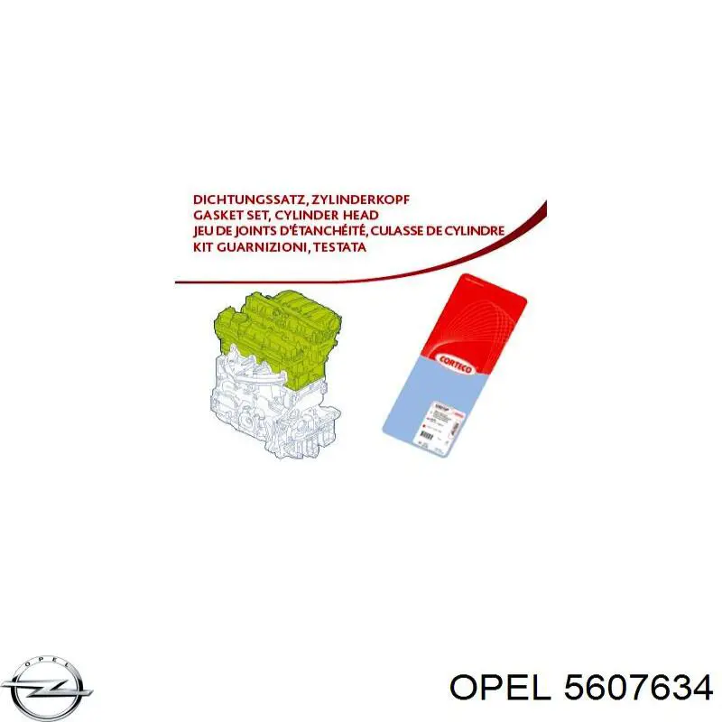Juntas de culata Opel 5607634 precio, desde 34,91 EUR