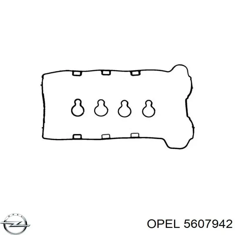 5607942 Opel junta de la tapa de válvulas del motor