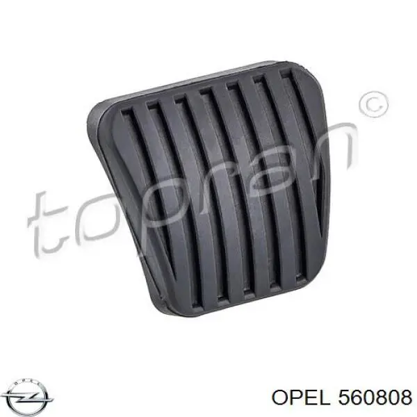 560808 Opel revestimiento del pedal, pedal de embrague