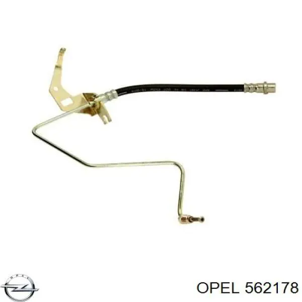 562178 Opel latiguillo de freno trasero izquierdo