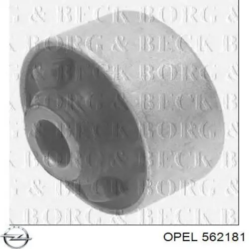 562181 Opel latiguillo de freno delantero