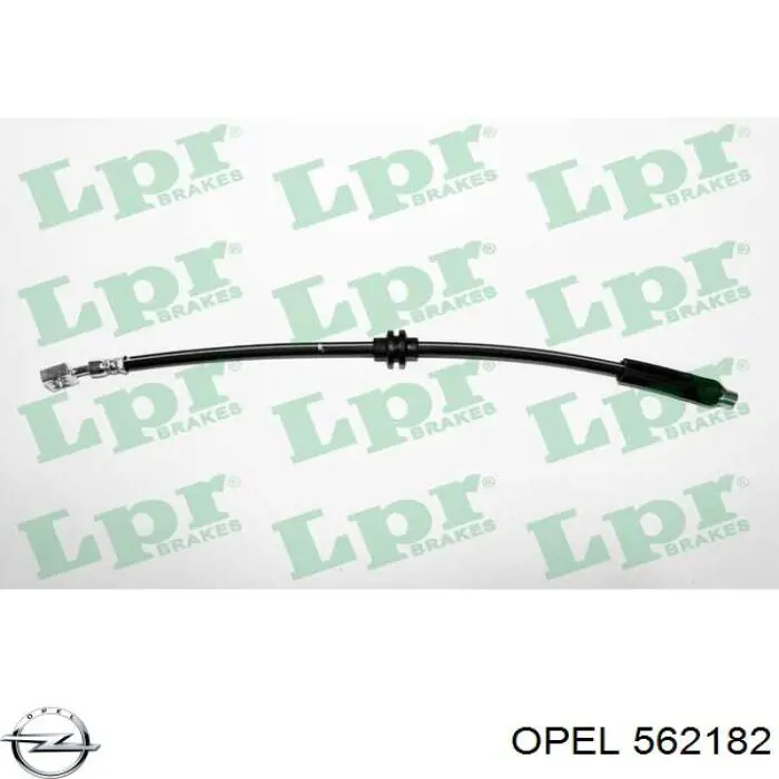 562182 Opel latiguillo de freno delantero