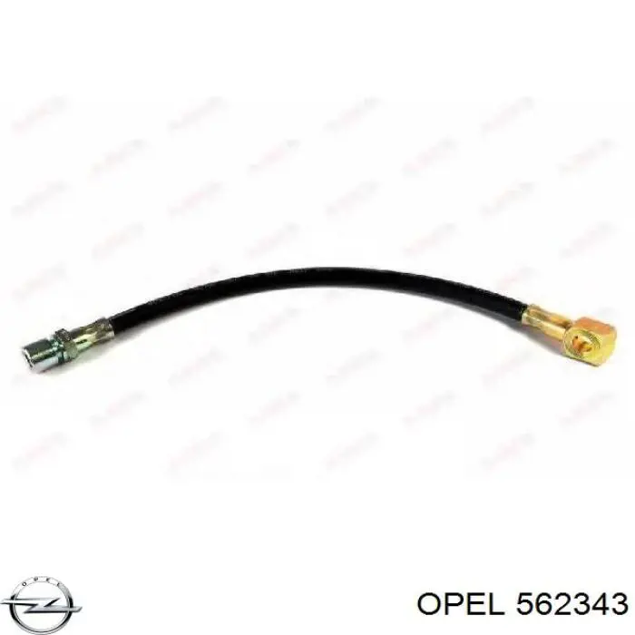 562343 Opel latiguillo de freno delantero