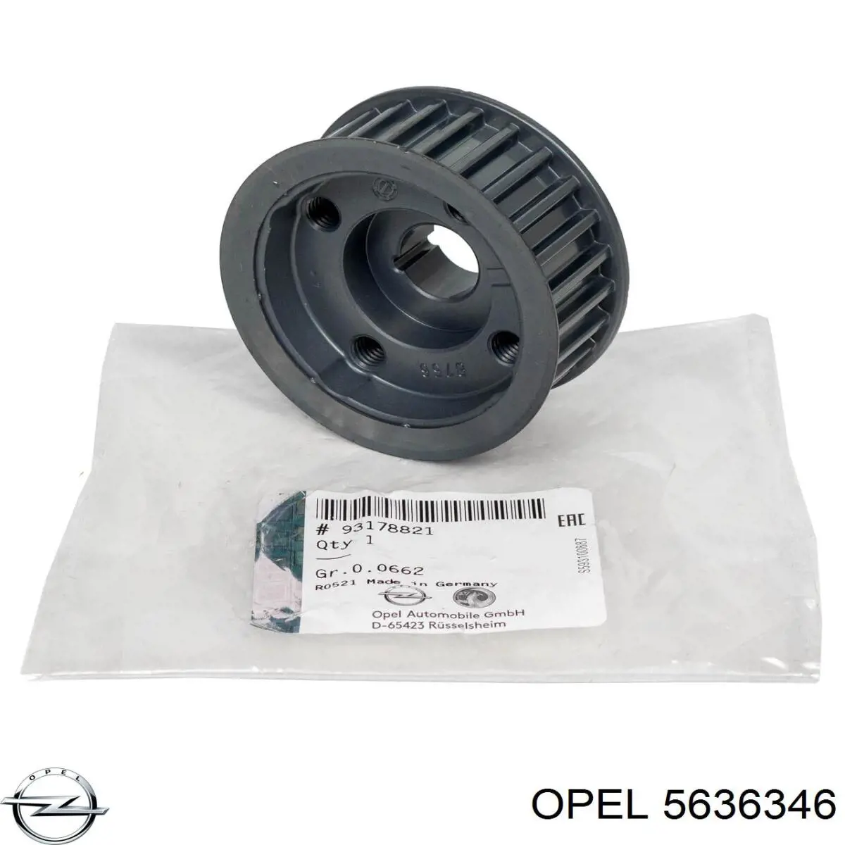 Piñón del cigüeñal Opel 5636346 precio, desde 30,97 EUR