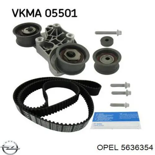 Correa de distribución Opel 5636354 precio, desde 36,17 EUR