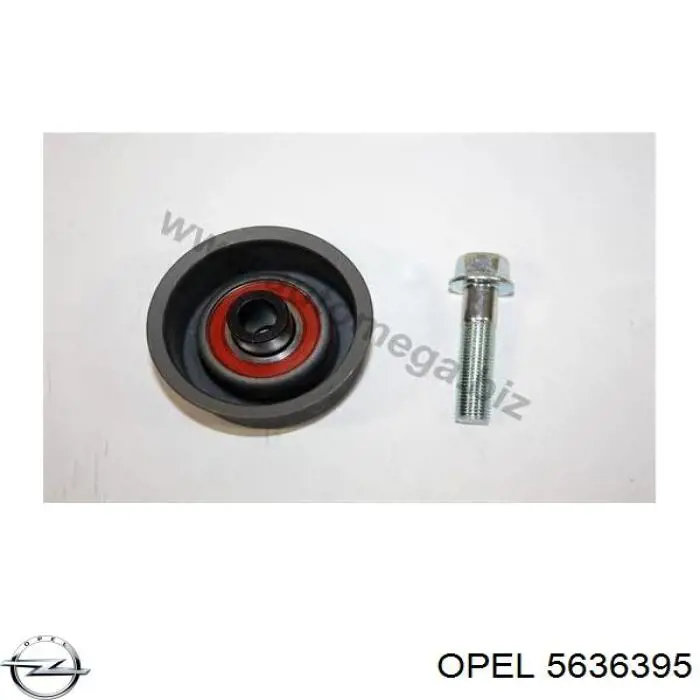 5636395 Opel rodillo intermedio de correa dentada