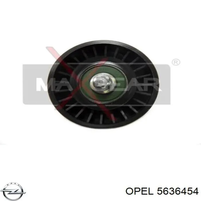 5636454 Opel rodillo intermedio de correa dentada