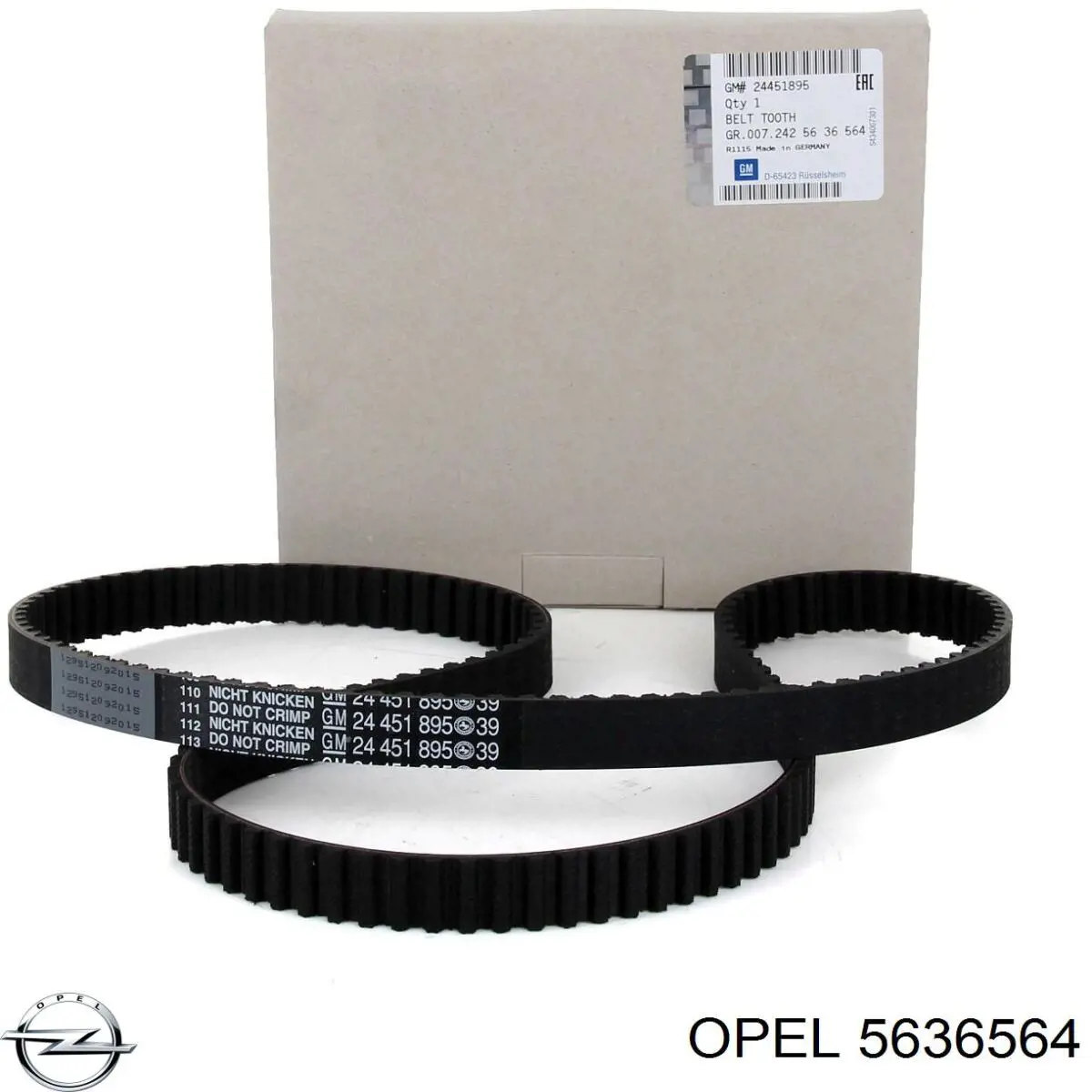 Correa de distribución Opel 5636564 precio, desde 17,85 EUR